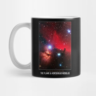 High Resolution Astronomy The Flame and Horsehead Nebulas Mug